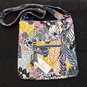 NWT Vera Bradley Hipster Crossbody Purse in Palm Floral Pattern.